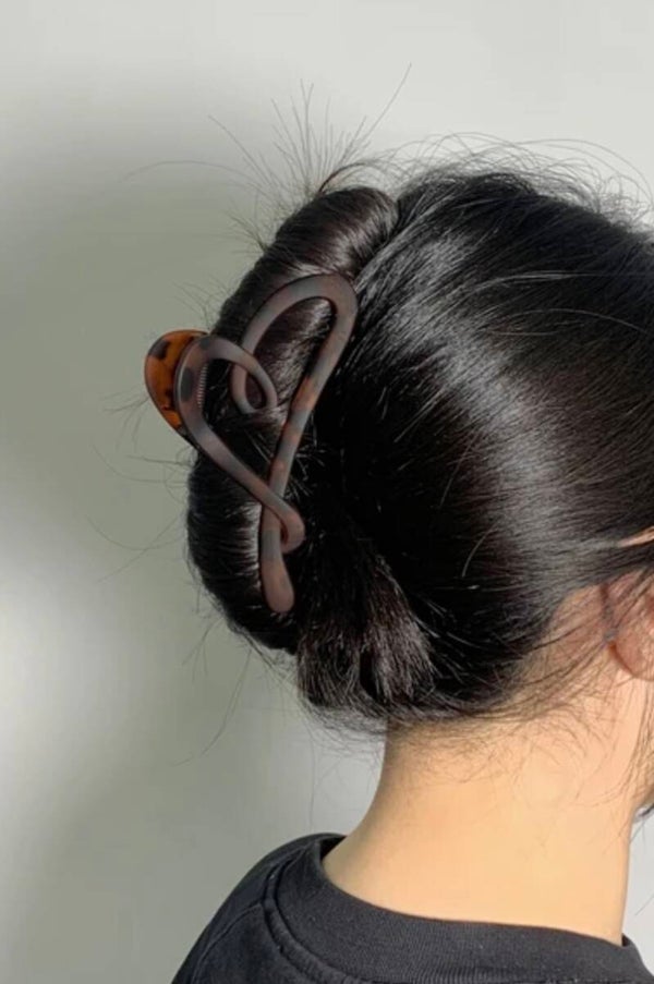 Hartvormige haar klip.