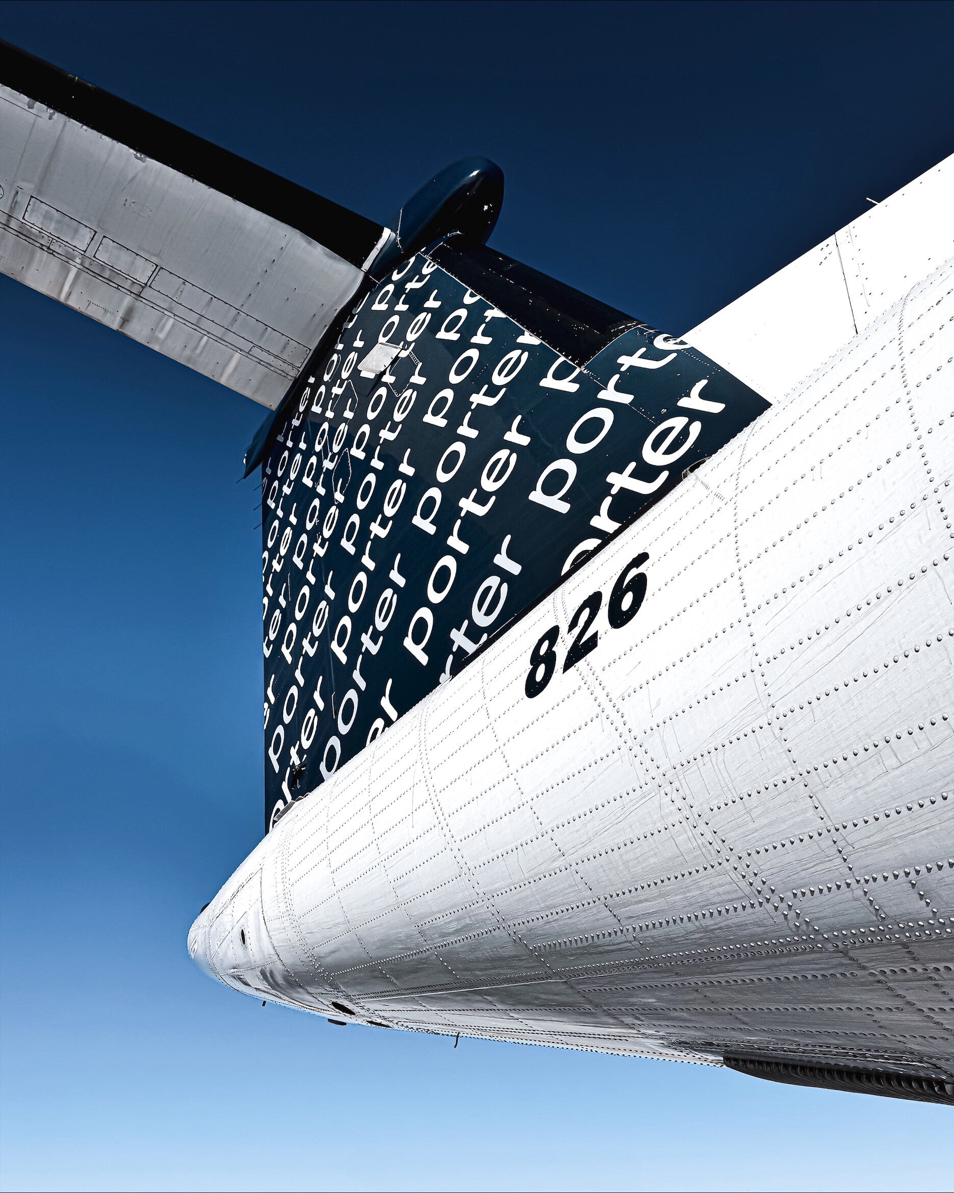 Porter Q400 Tail Close-Up