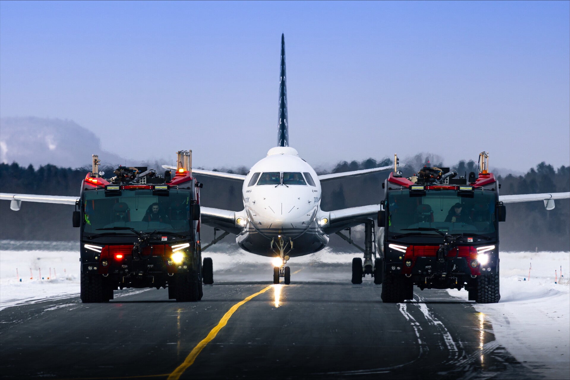 Inaugural Porter E2 Fire Truck Escort