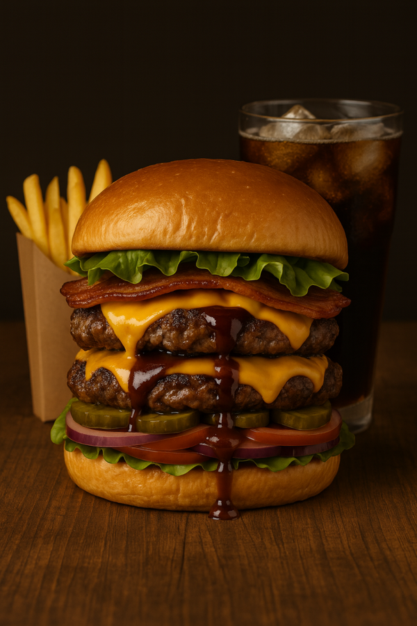 MOAB BURGER MENU (500gram 100% IRISH BEEF)