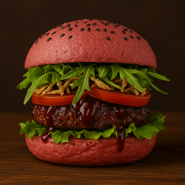 PINKPANTHER BURGER   (100% VEGAN BEETS)