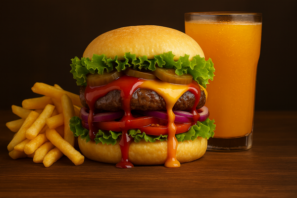 SAY CHEESE BURGER MENU (200gram 100% IRISH BEEF)