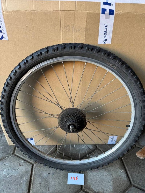 26 inch achterwiel 7speed freewheel #136