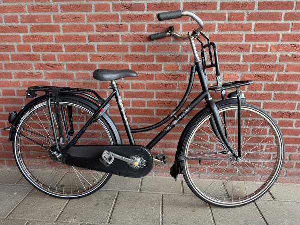Batavus Young Dutch transportfiets – 26 inch – 48 cm – zwart