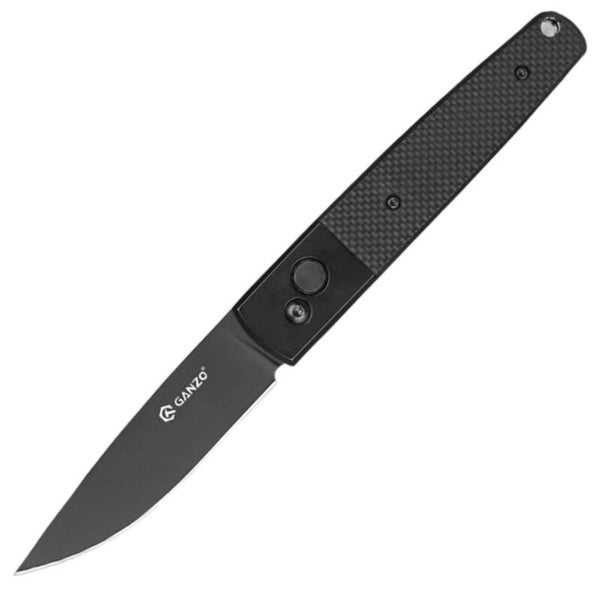 Ganzo G721B - couteau automatique Noir
