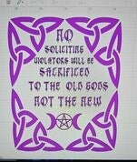 To the Old Gods, No the new