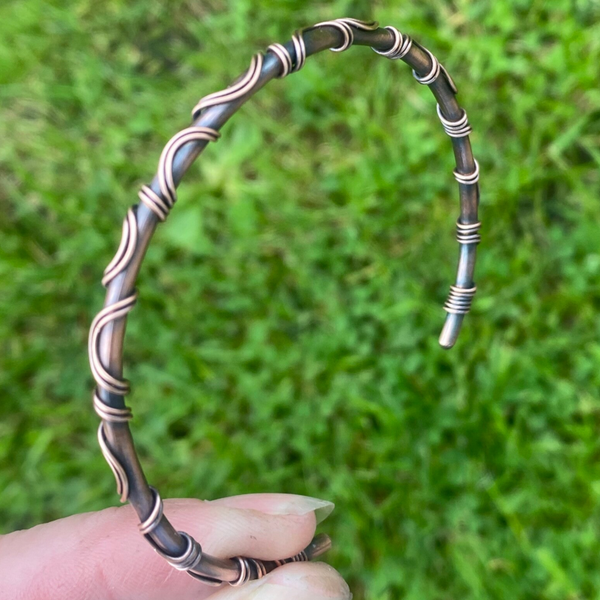 Detailed Copper Bangle.