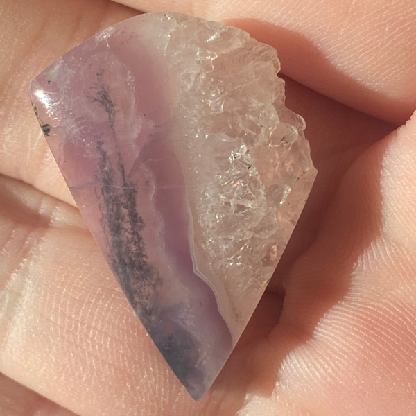 Rare Purple Moss Agate.