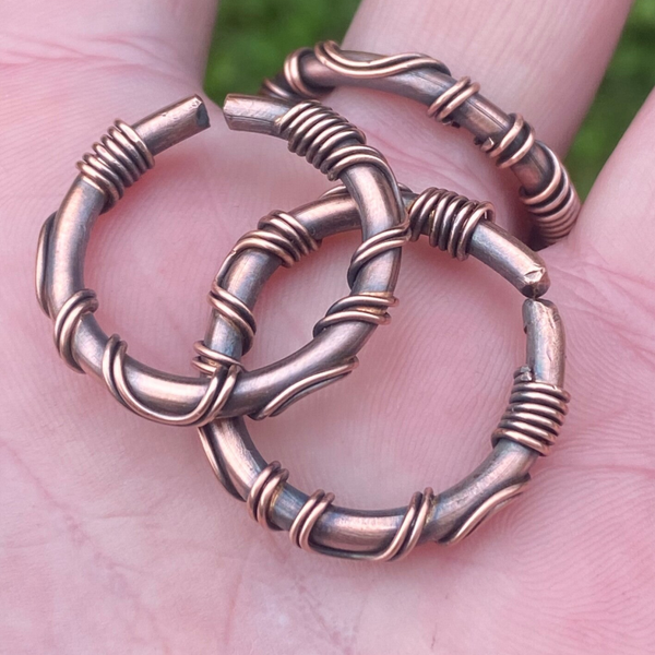 Detailed Copper Ring.