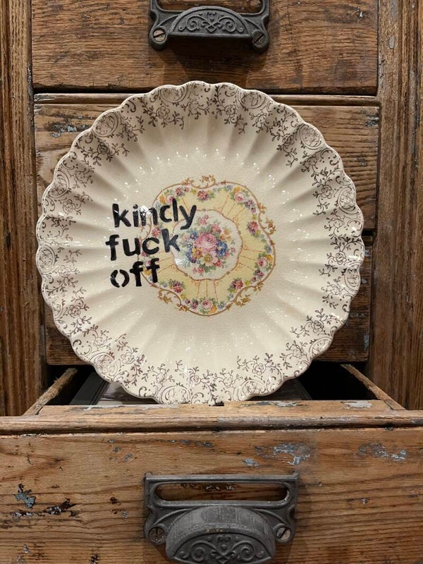 Kindly fuck off - Small plate