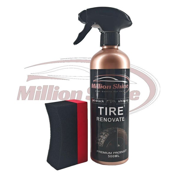 COMING SOON! Tire Black - Diep zwarte banden glans + spons