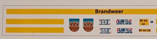 Decalset 1:87 - DAF FF1600AD420 'TB620 Tilburg'