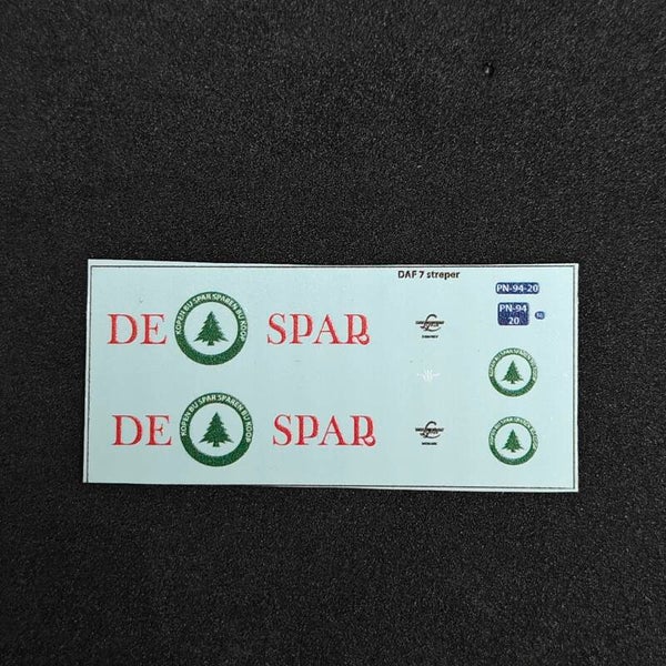 Decalset 1:160 - SPAR supermarkten Tijdperk II & III