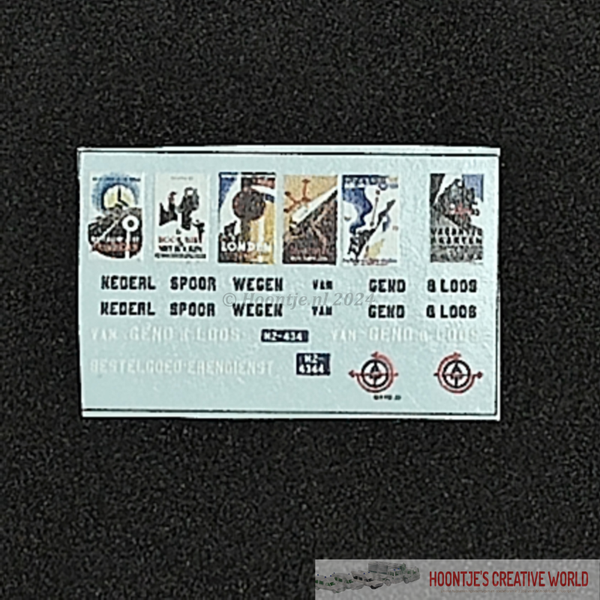 Decalset 1:160 - van 'van Gend & Loos' tijdperk II - set A