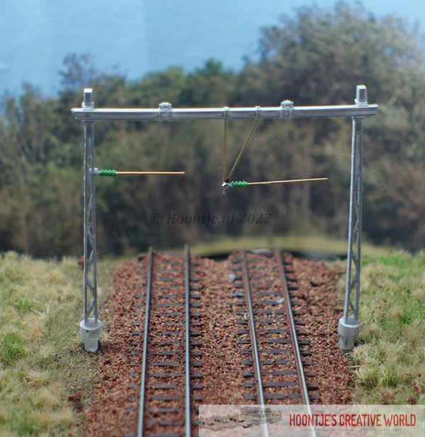 4 stuks betonnen bovenleidingportalen "Noord-Oost Nederland"