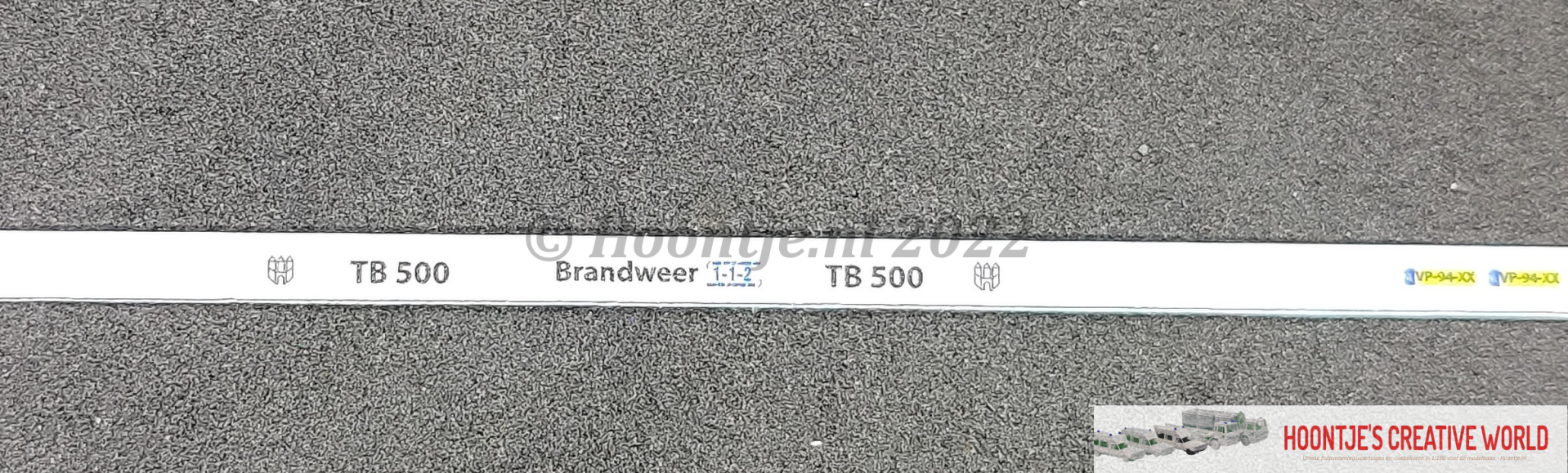 Decalset 1:87 - DAF FF2100 'TB500 Tilburg'