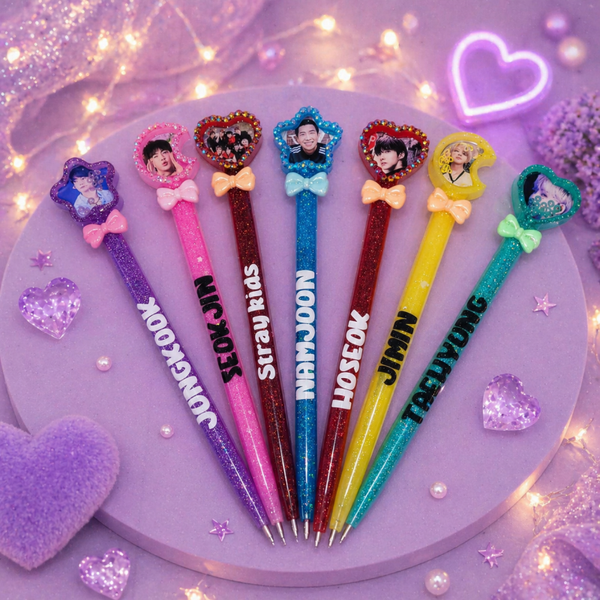 Bolígrafo de Resina BTS Personalizado ✨💜