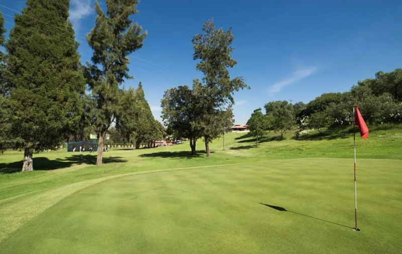 17th Green at the spectacular Cochabamba Golf Club in Bolivia South America - a hidden Gem