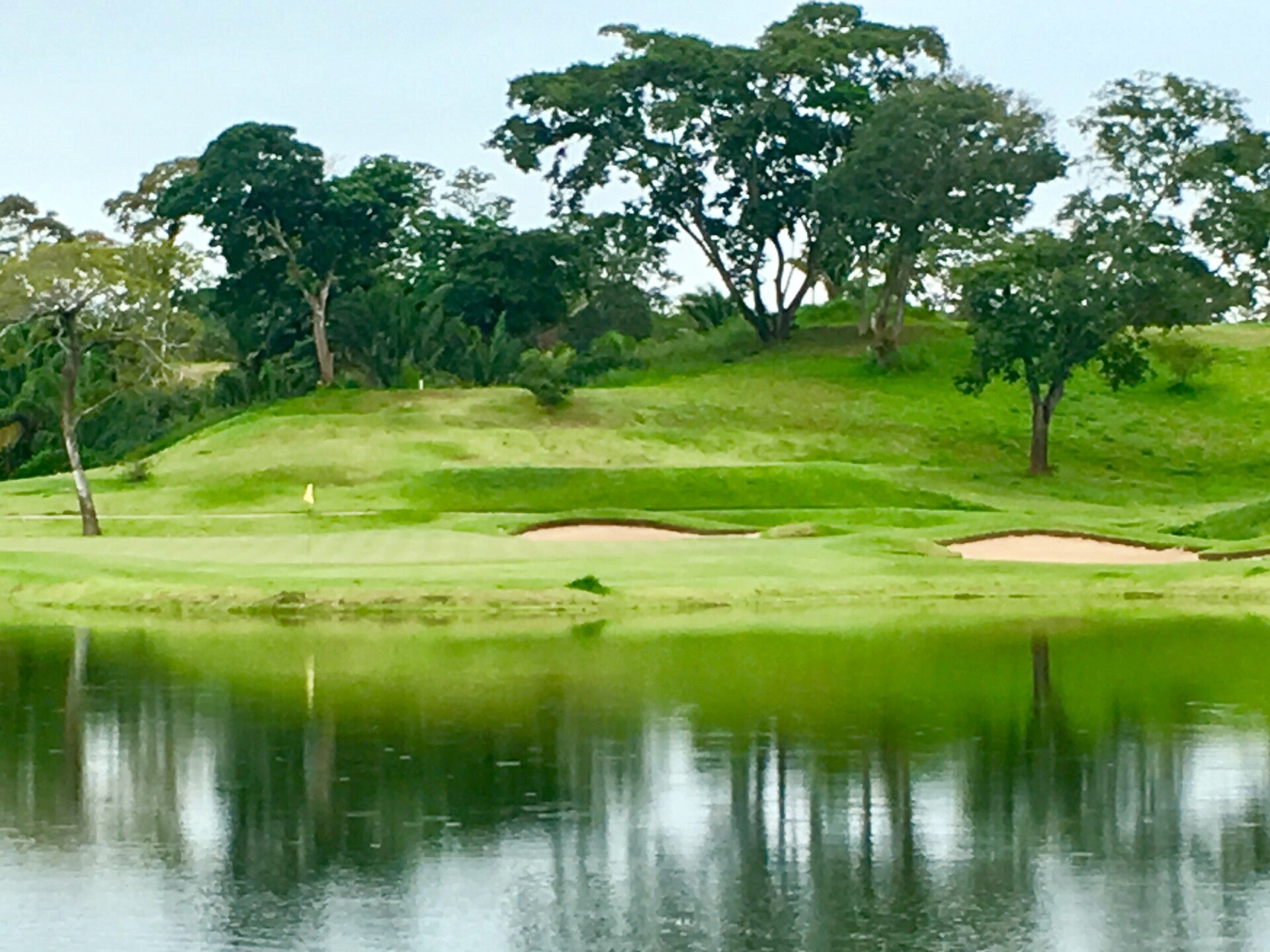 Ariel view of Golf course in Santa Cruz de la Sierra, Bolivia