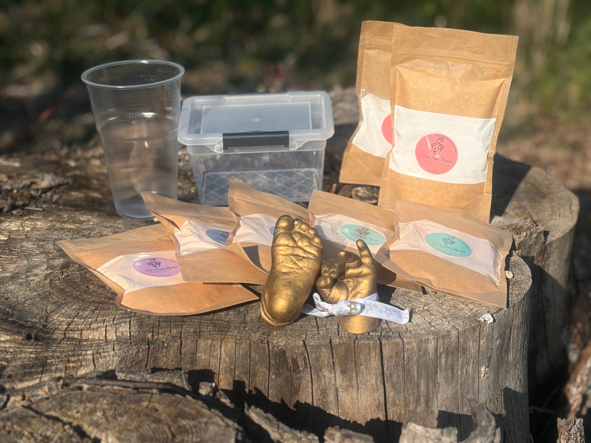 kit empreinte bébé avant 1an  (accompagné)