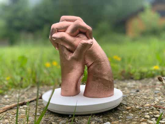 kit empreinte 3D famille et mariage duo (accompagné)