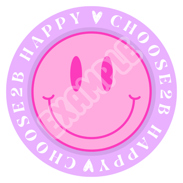 LIMITED Purple - Choose 2b Happy