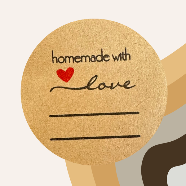 Sticker Homemade with love