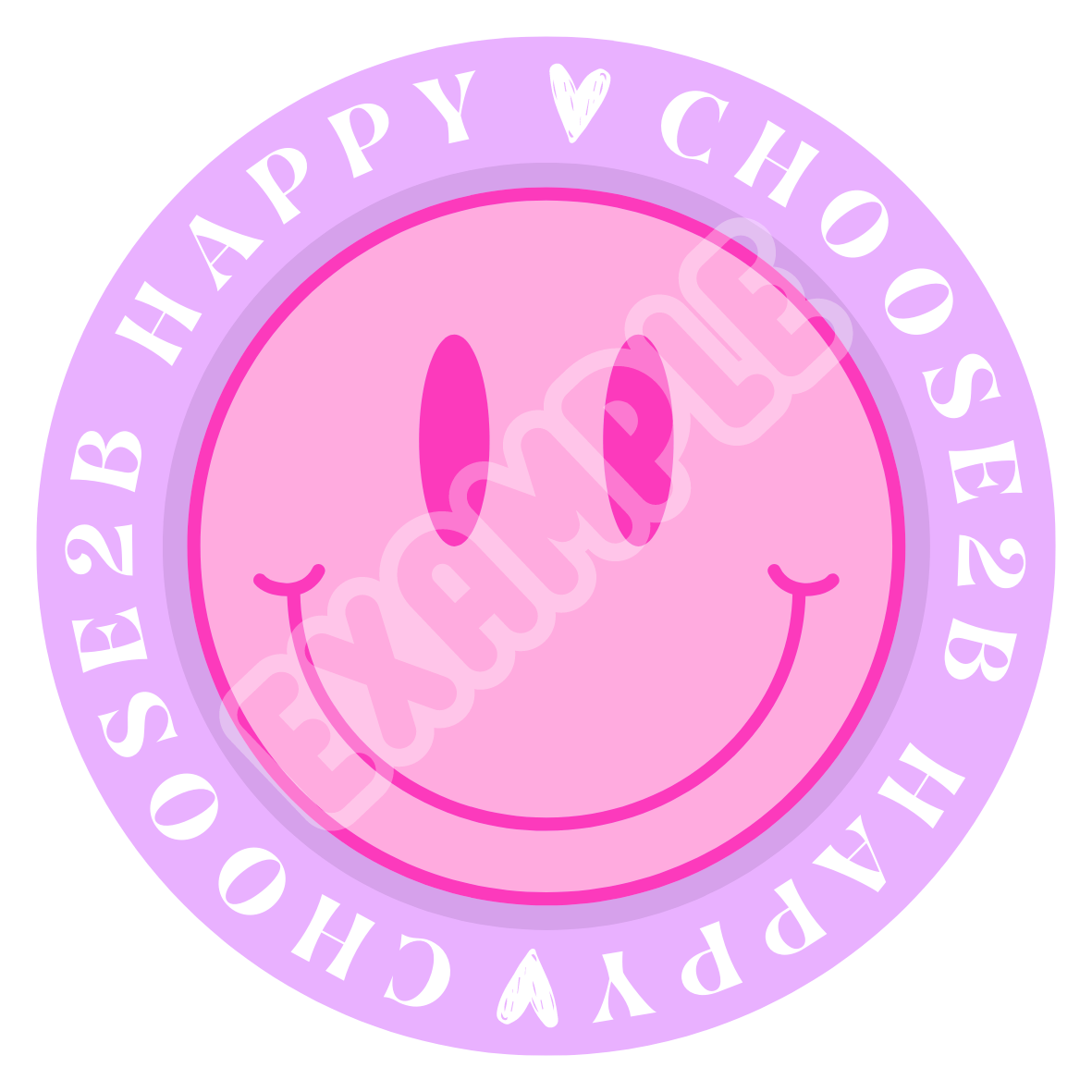 LIMITED Purple - Choose 2b Happy