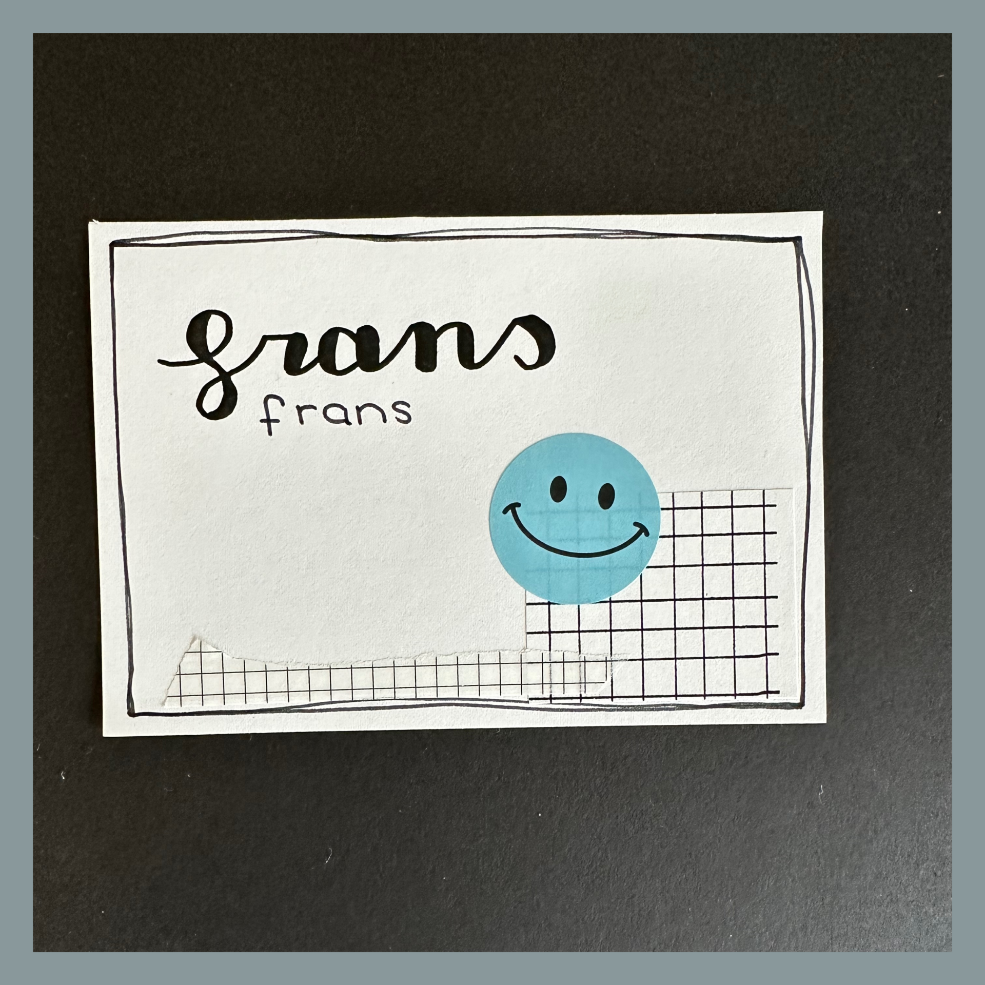 Etiketten gekleurde smiley