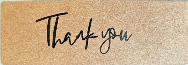 Pakketzegel / Sticker Thank you