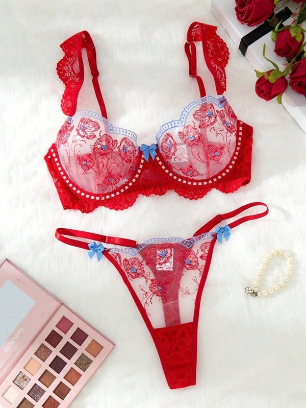 Bra and Panties Lingerie Set