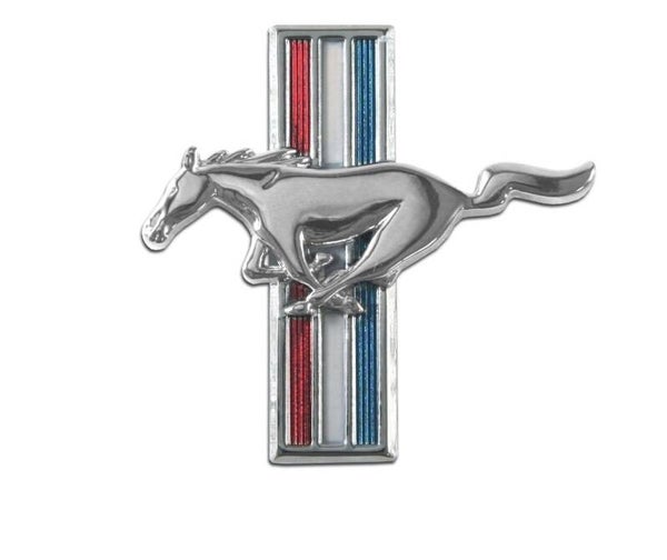 Ford Mustang 1964-1968 lokasuojan Running Horse logo pari