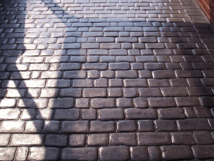 East Sussex imprinted concrete