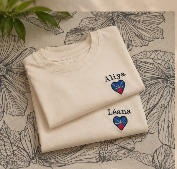 Tee-shirt coeur enfant