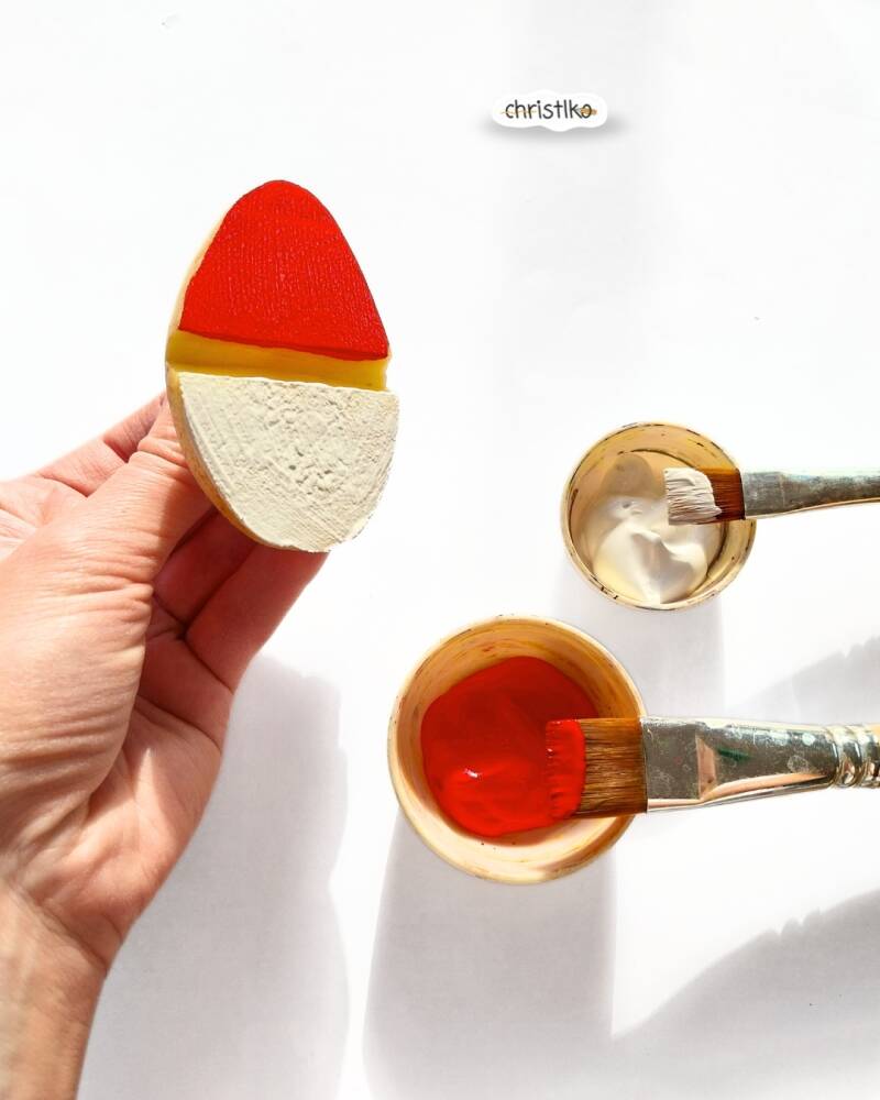 Weihachtsmann drucken mit Kartoffel, Bastelidee für Kindern zur Weihnachtszeit, Weihnachten, basteln mit Kindern, DIY, Kartoffeldruck, Geschenkanhänger, Weihnachtszauber, christlko, kindergarten, basteln für Kinder, Unterrichtsideen