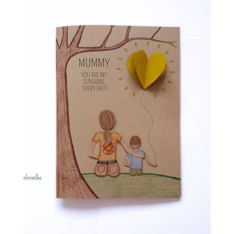 basteln muttertag vatertag vorlage download christlko kinder kind mama papa für downlaod vorlage danke effekt 3 D christlko