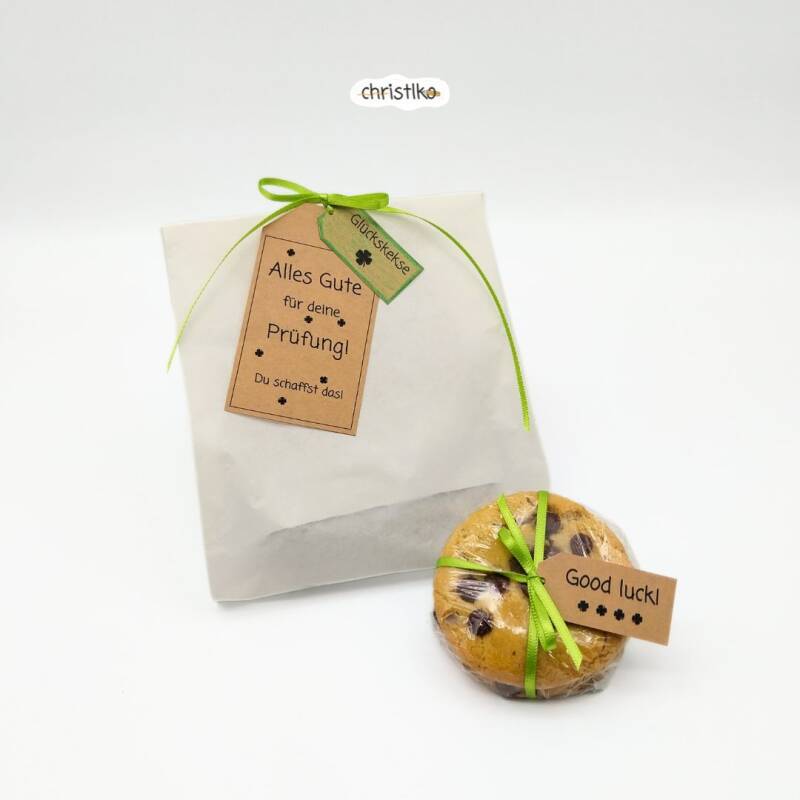 Mutmacher Kärtchen Karten für Schularbeit Test Prüfung Viel Glück Glücksgeschenk Christlko kostenlose Vorlage PDF Du schaffst das Ich glaub an dich Ganz viel Glück heute kleine Geste Alles Gute für deine Prüfung Download Freebie Glückskekse Kind positiv 
