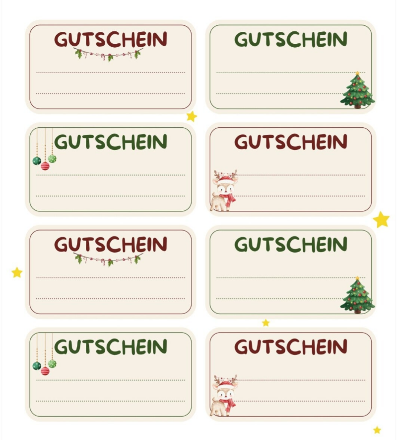 Adventskalender Gutscheine für Kinder mit Ideen, christlko, Zeitgutscheine, kostenlose Vorlage zum Download, Last minute Adventskalender, DIY, Basteln für Kinder, besinnlicher Advent, schöne Weihnachtszeit mit Kindern, Zeit statt Zeug