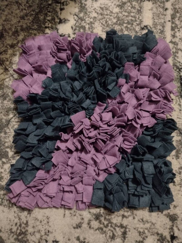 Kotamatto (40x38) violetti - sininen