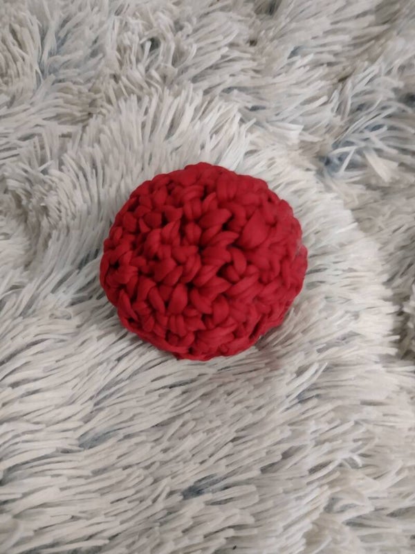 KotaBoltsi punainen 26cm - koirankarva täytteellä