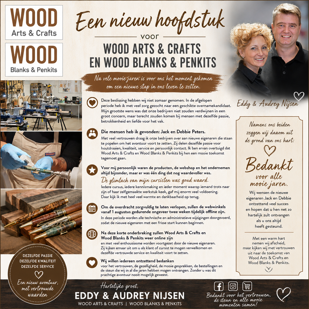 flyer nieuwe eigenaren