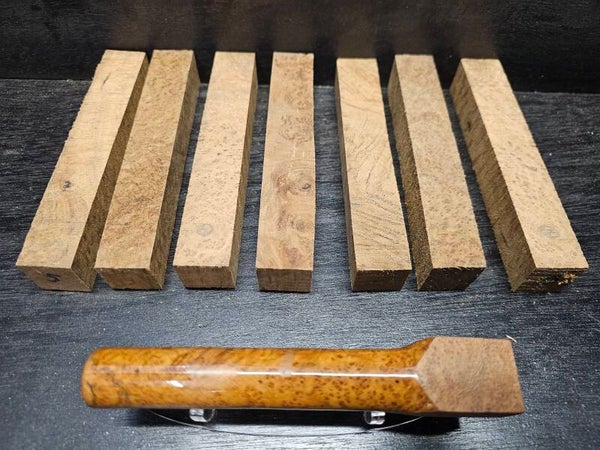 Burmese Teak Burl 22x22x145mm nr.5
