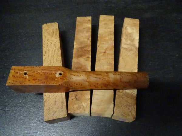 Redwood burl 23x23x140 mm