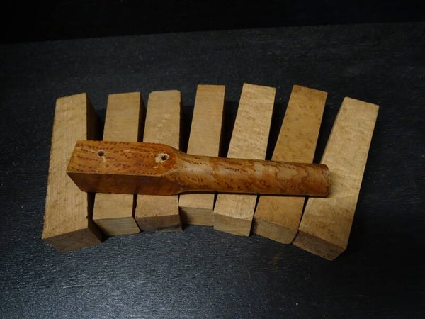 Redwood burl 23x23x100 mm