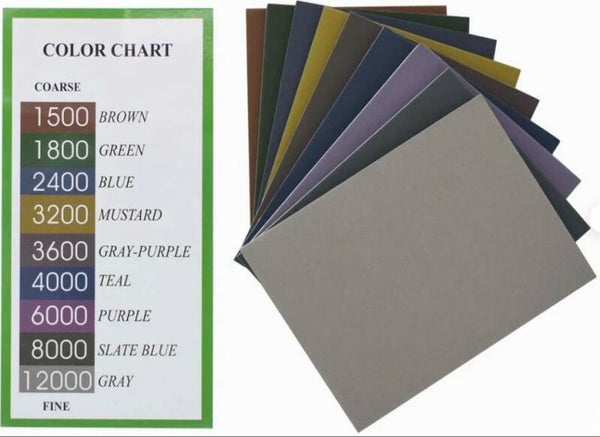 Mixed Sanding Pads / schuur pads afmeting pad 10,5 x 8cm