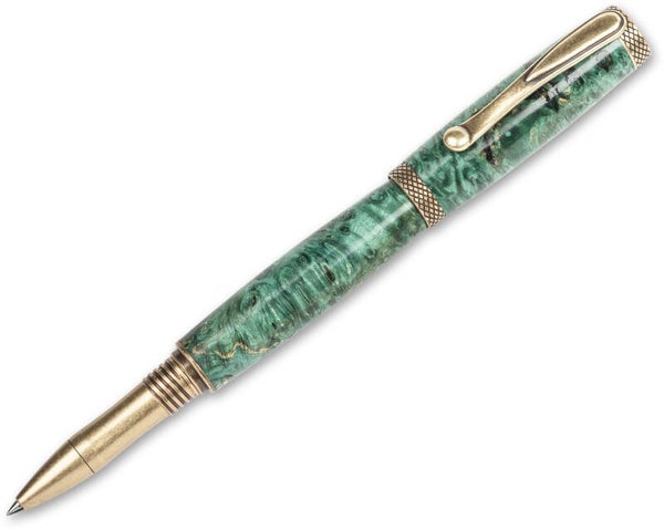 SAPPHO ROLLERBALL PEN KIT - ANTIQUE BRASS  (Dayacom)