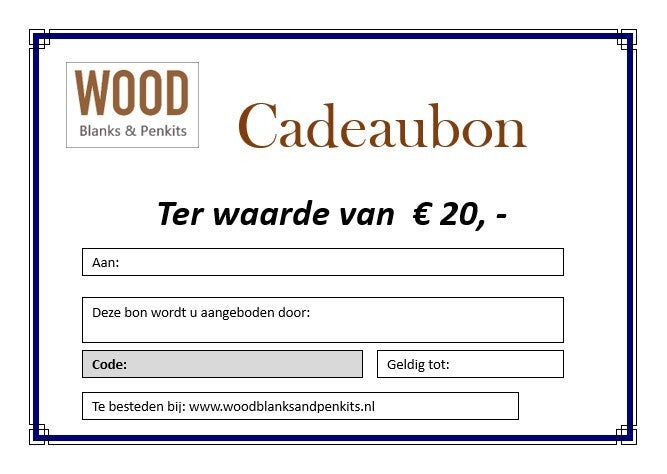 Cadeaubon €20,-