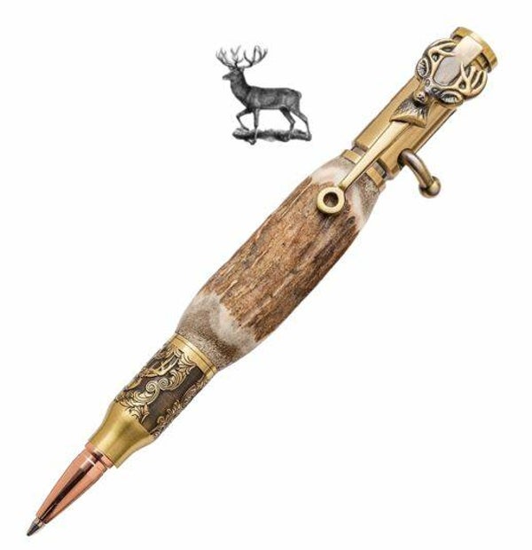 Pen Kit Deer Hunter Bolt Action Antique Brass (PSI)