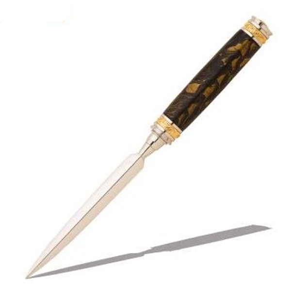Briefopener Majestic 22kt Gold and Rhodium Letter Opener (PSI)