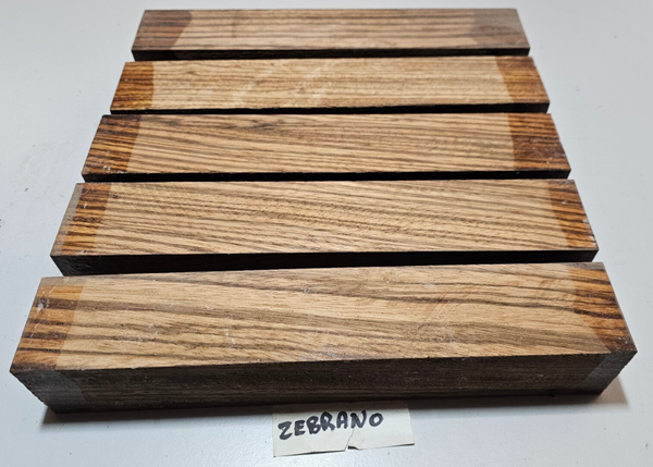 Zebrano diverse afmetingen